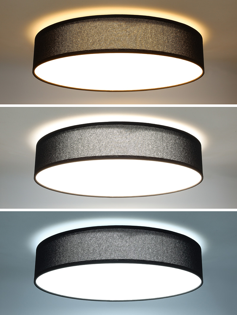 Solight LED osvětlení s dálkovým ovladačem Penley,  48W,  3360lm,  40cm,  změna chromatičnosti,  stmívatelné4 