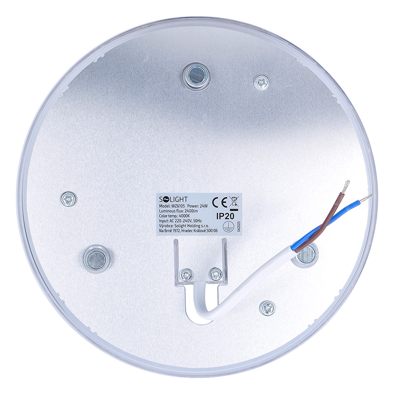 Solight LED světelný zdroj do stropních světel,  24W,  2400lm,  4000K,  167mm2 