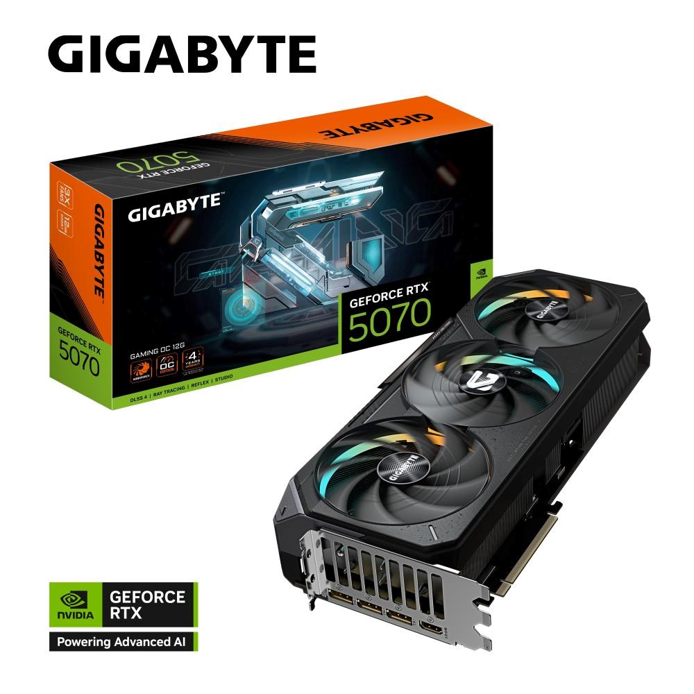 GIGABYTE GeForce RTX 5070 Ti/ Gaming/ OC/ 16GB/ GDDR7