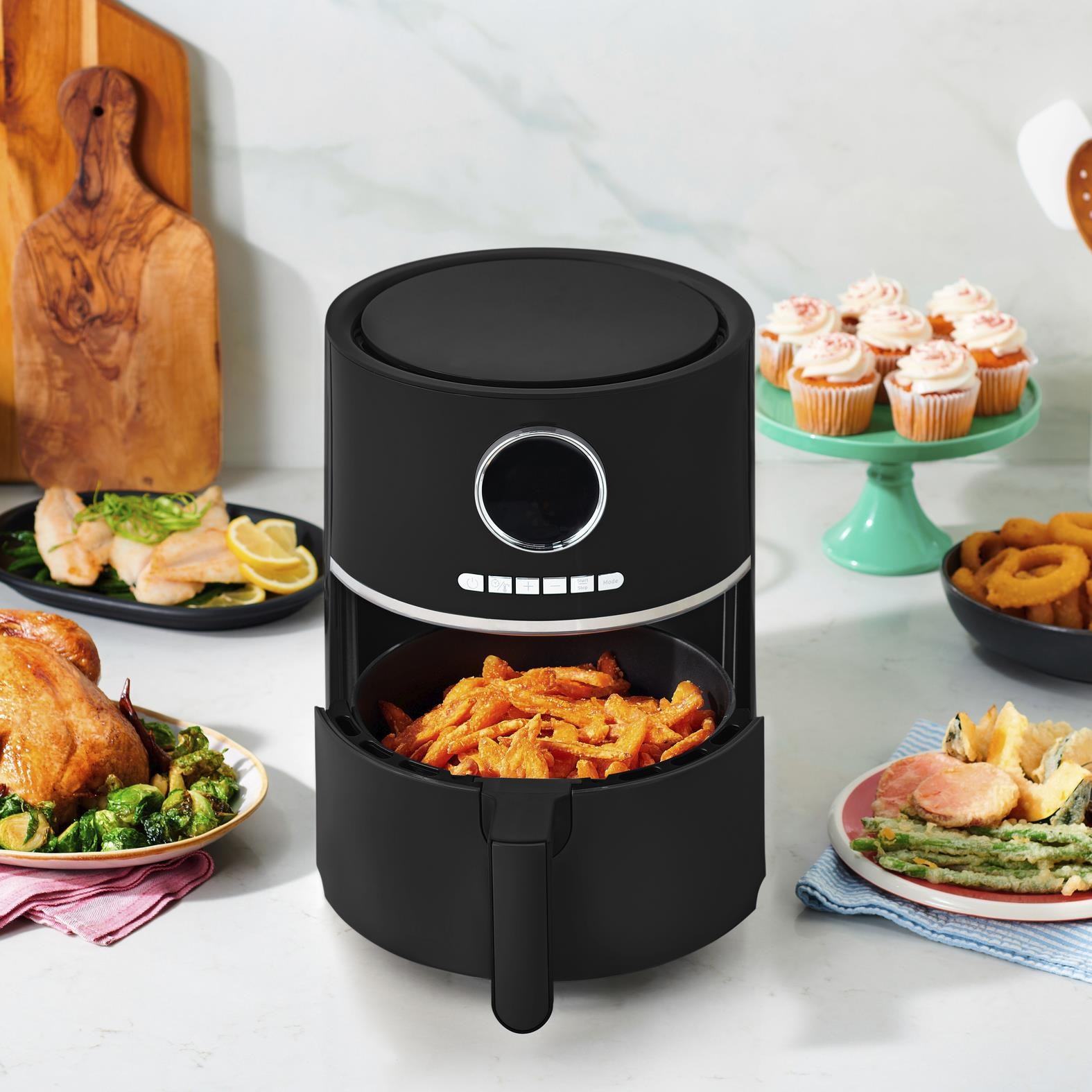 Tefal Ultra Fry EY1118 horkovzdušná fritéza,  4.2 l,  od 80 do 200 °C,  černá7 