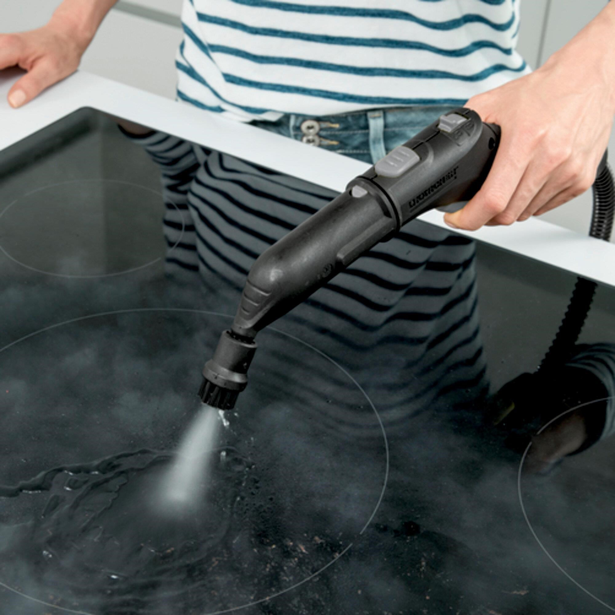 Kärcher SC 5 EasyFix Iron parní čistič,  2250 W,  4.2 bar,  zabíjí až 99.999 % virů a 99, 99 % bakterií,  napařovací žehlička12 