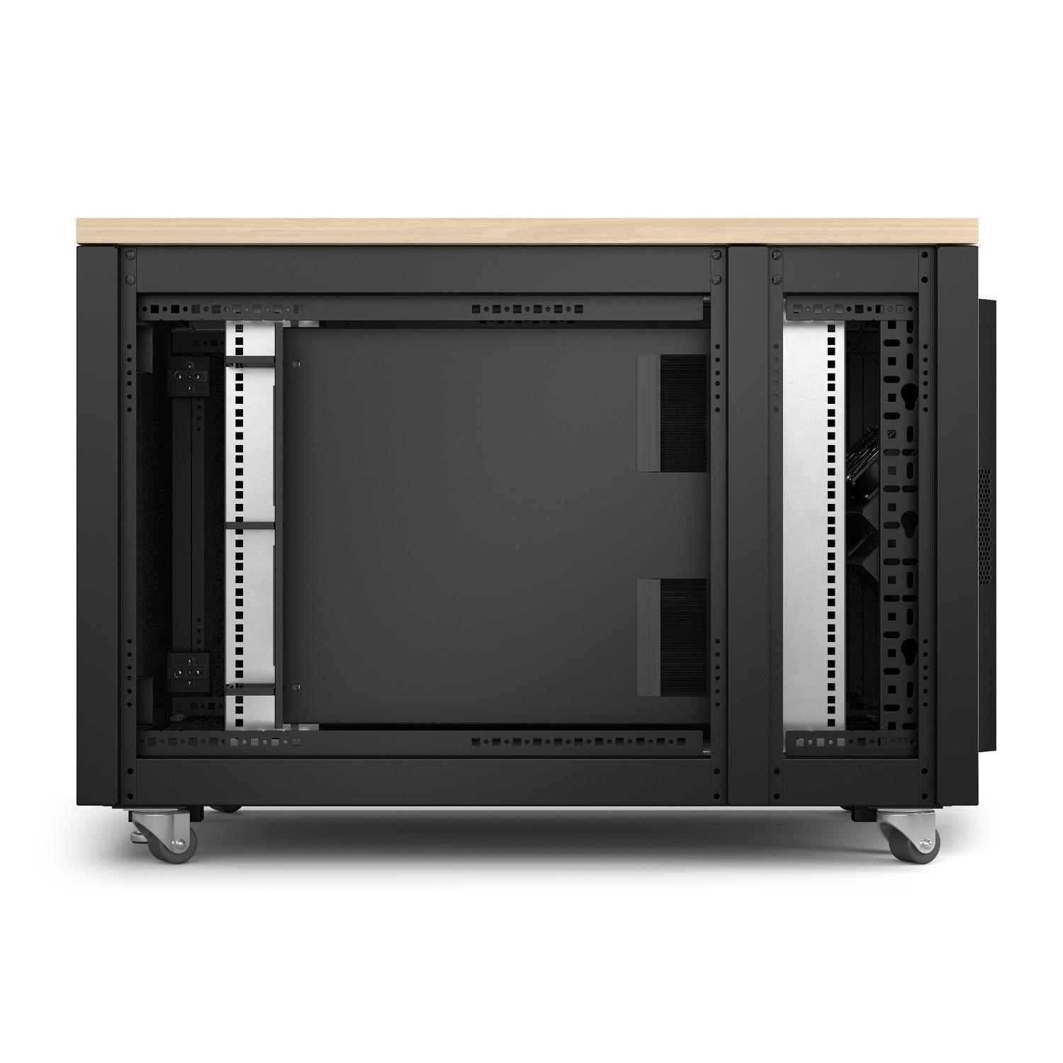APC NetShelter Soundproof,  12U,  Server Rack Enclosure,  Maple1 