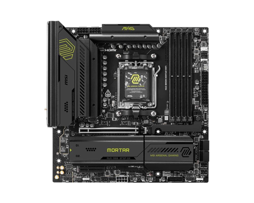 MSI MB Sc AM5 MAG B850M MORTAR WIFI,  AMD B850,  4xDDR5,  1xHDMI,  WiFi,  mATX0 