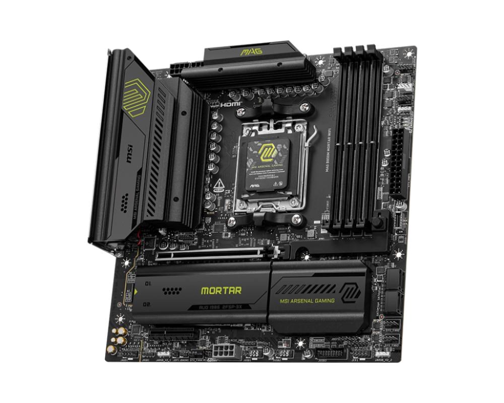 MSI MB Sc AM5 MAG B850M MORTAR WIFI,  AMD B850,  4xDDR5,  1xHDMI,  WiFi,  mATX3 