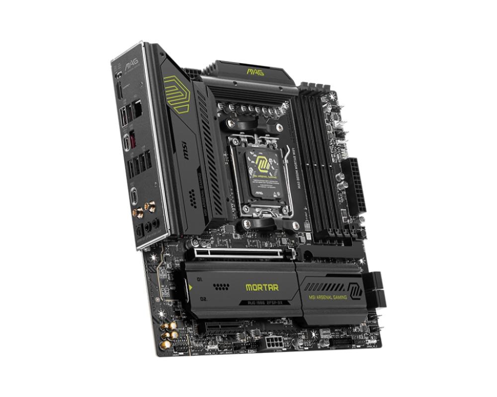 MSI MB Sc AM5 MAG B850M MORTAR WIFI,  AMD B850,  4xDDR5,  1xHDMI,  WiFi,  mATX1 