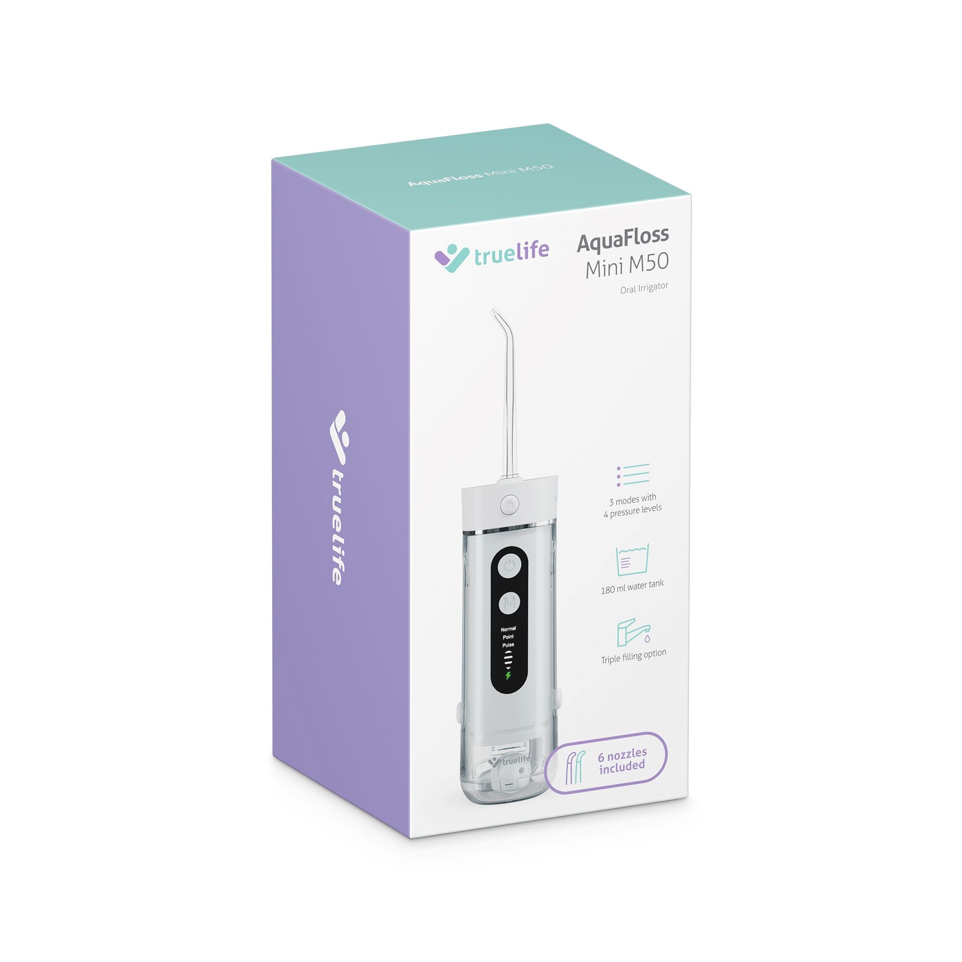 TrueLife AquaFloss Mini M50 - ústní sprcha - bílá9 
