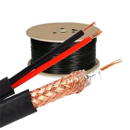 Veria Koaxiální kabel 75-3.7,  CU 0.81mm + 2xCU 0.9mm0 