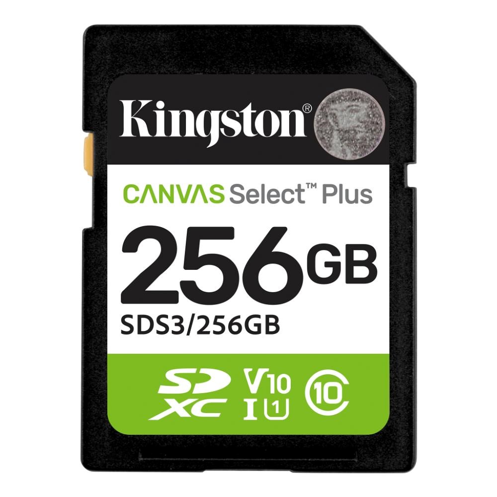 Kingston Canvas Select Plus/ SDXC/ 256GB/ UHS-I U1 / Class 10