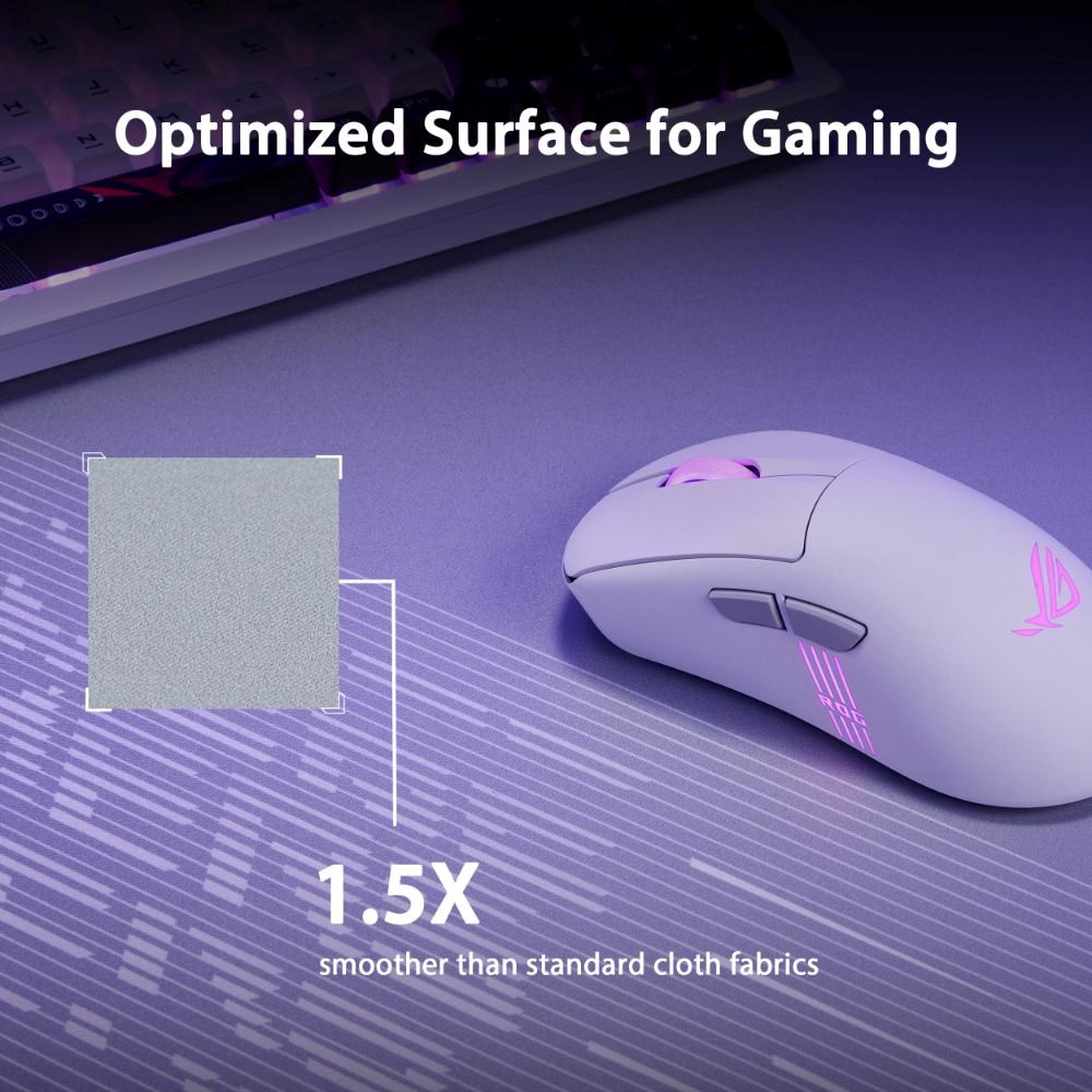 ASUS podložka pod myš ROG Scabbard II Arctic Gray XXL,  textil7 
