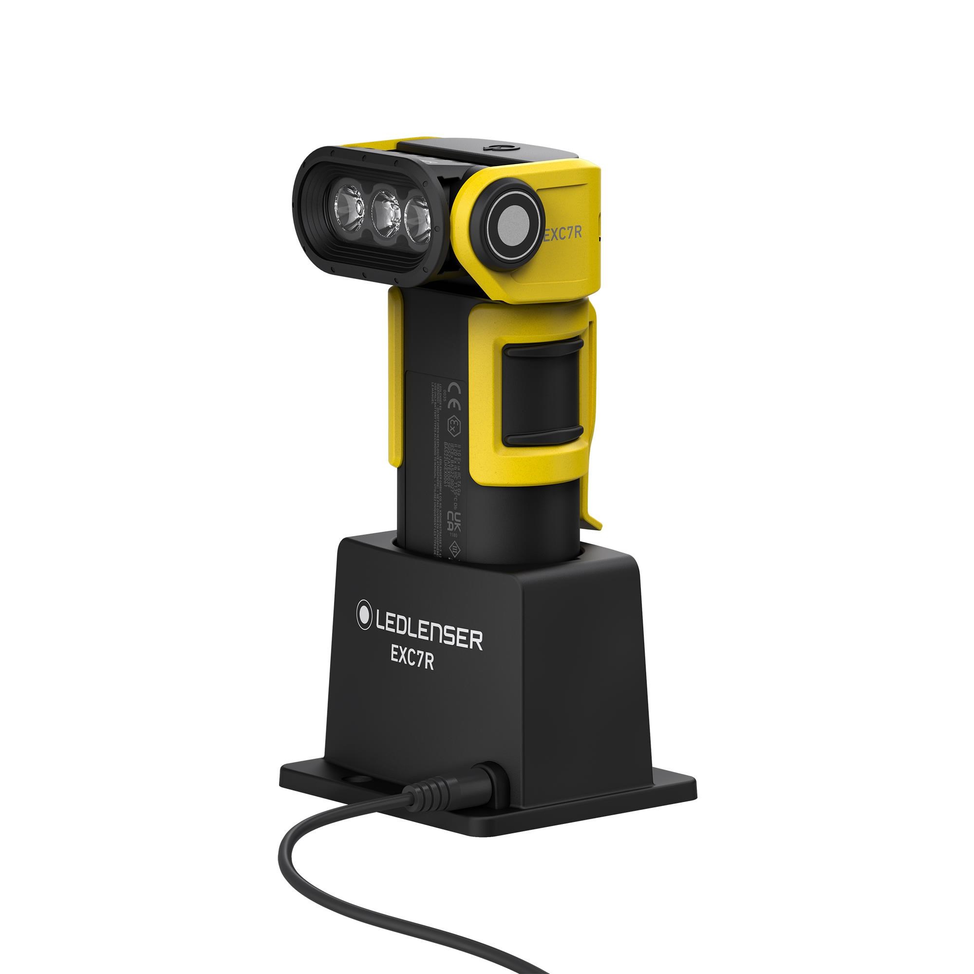 Ledlenser EXC7R svítilna pro práci v nebezpečném prostředí,  s nabíjecí stanicí1 
