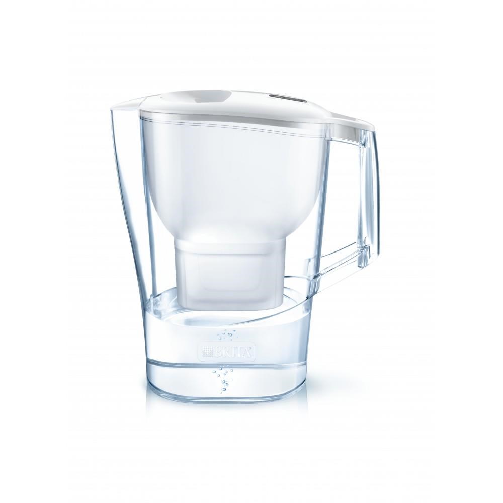 Brita Aluna Cool filtrační konvice,  1x filtrační patrona,  bílá0 
