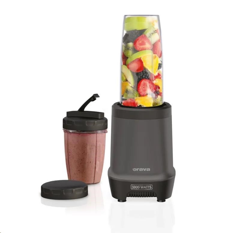 Orava smoothie mixér s 3 nádobami,  1000 W,  2 druhy nerezových nožů0 