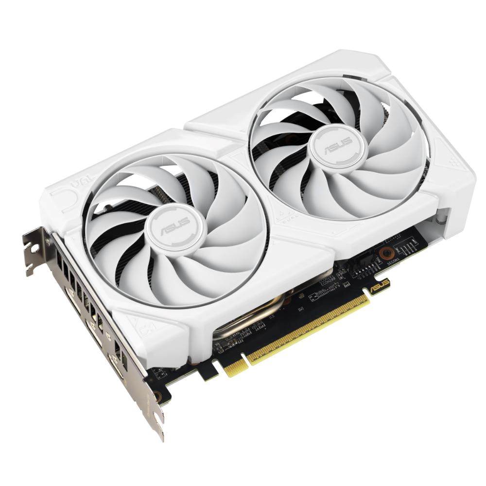 ASUS VGA AMD Radeon RX 9060 XT DUAL 16GB WHITE,  RX 9060 XT,  16GB GDDR6,  2xDP,  1xHDMI3 