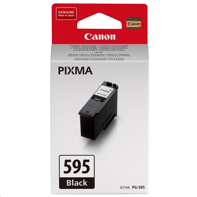 Canon CARTRIDGE PG-595 černá pro Pixma TS4150i,  TS6550i,  TS7550i (180 stran)0 