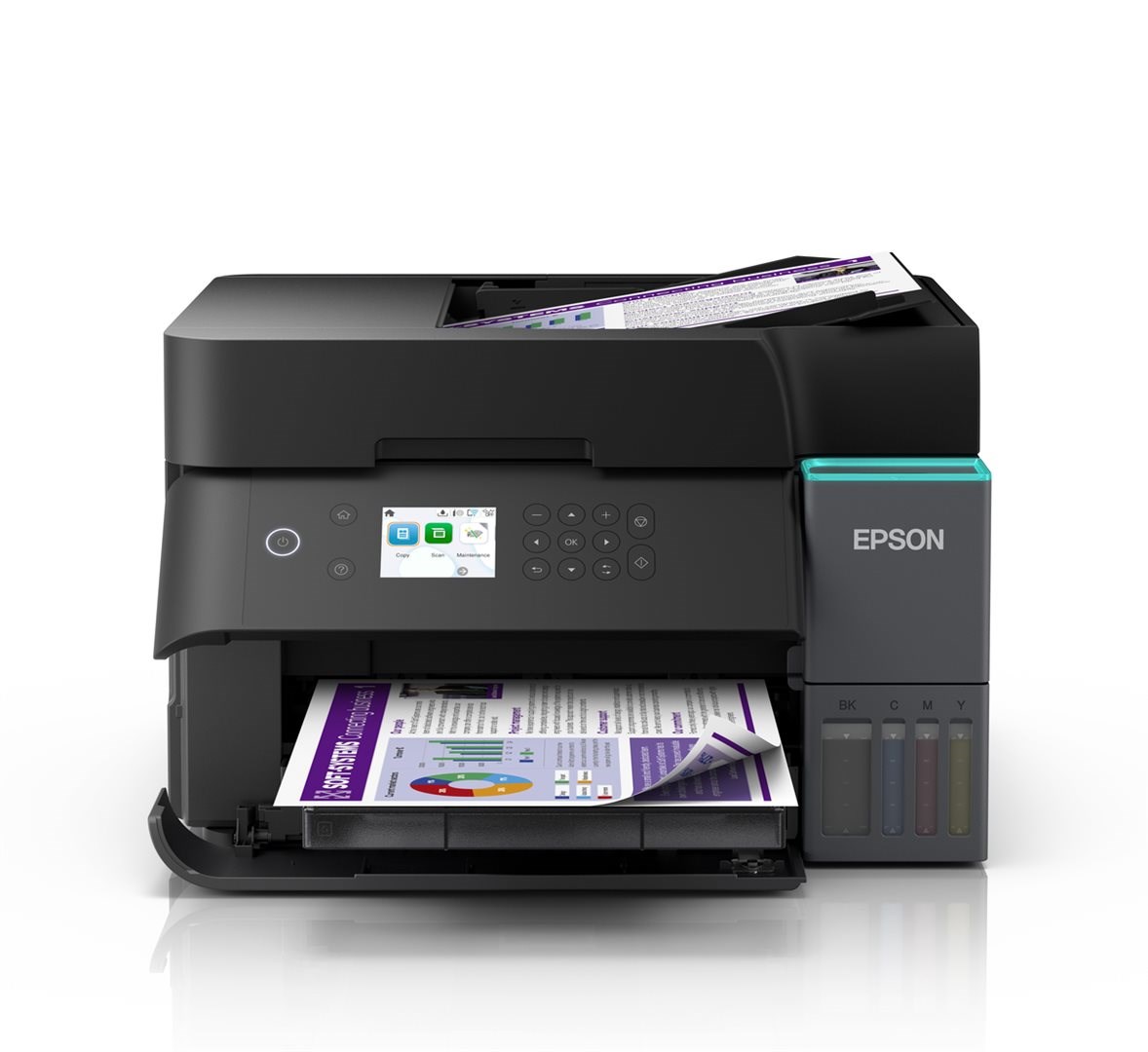 Atramentová tlačiareň EPSON EcoTank L6370,  3v1,  A4,  1200x4800dpi,  33 str./ min,  USB,  Wi-Fi,  LAN,  3 roky záruka po regist2 