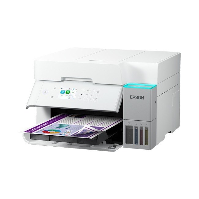 Atramentová tlačiareň EPSON ink EcoTank L6376,  biela,  3v1,  A4,  1200x4800dpi,  35ppm,  Wi-Fi,  Záruka 5 rokov po registráci2 