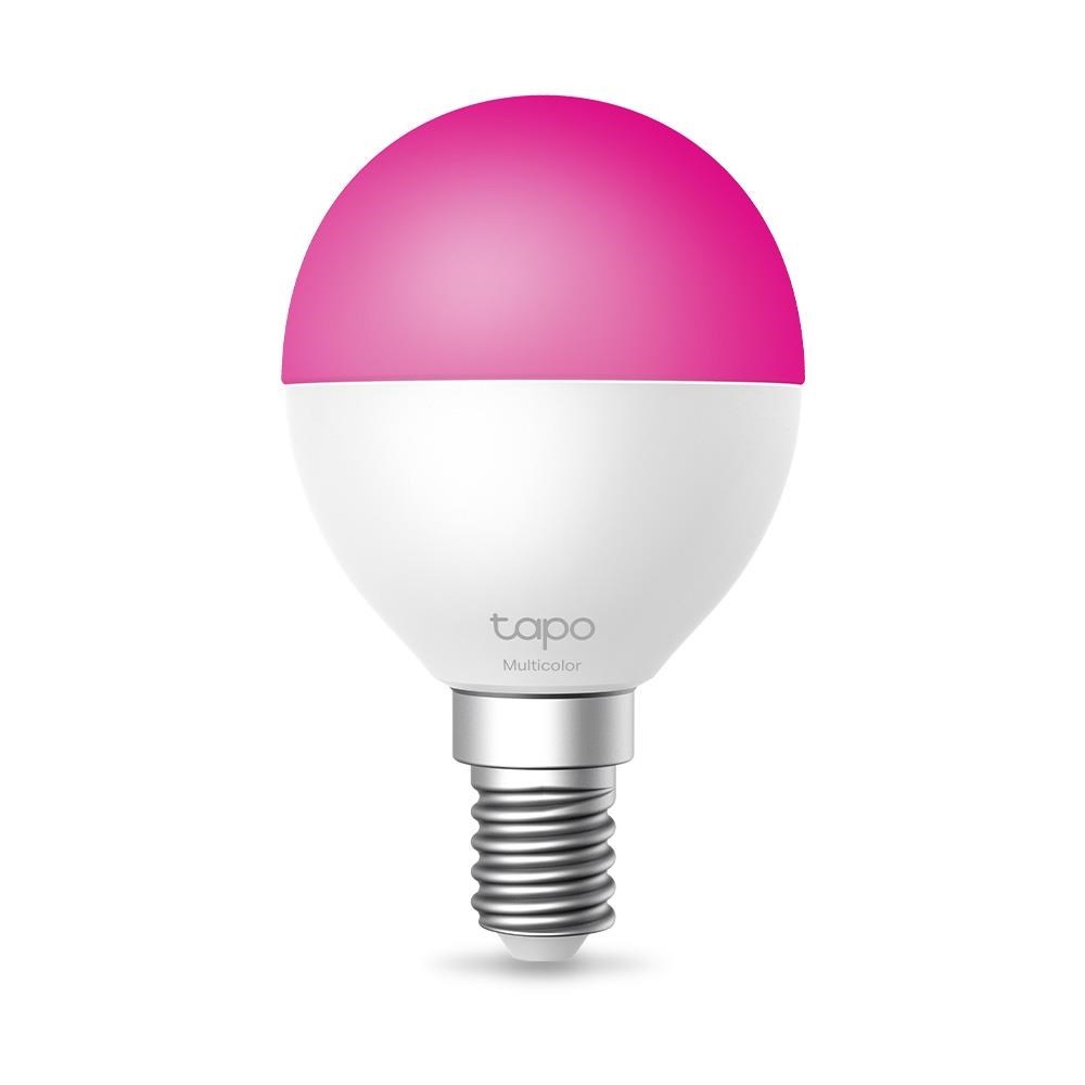TP-Link Tapo L430P chytrá WiFi stmívatelná LED žárovka (barevná, 2500K-6500K, 470lm, 2, 4GHz, E14)0 
