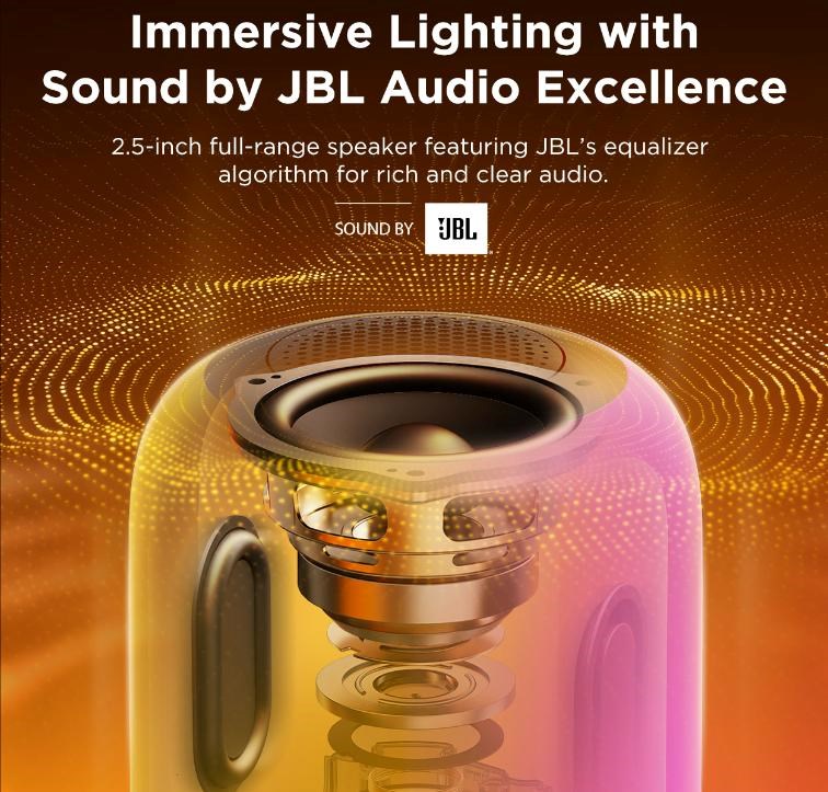 Govee Table Lamp 2 RGBW Akumulátorová lampa s reproduktorem - zvuk od JBL2 