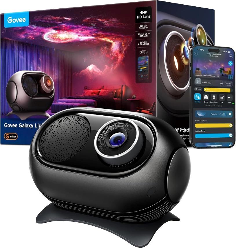 Govee Galaxy Light Projector 2 Pro Matter s reproduktorem1 
