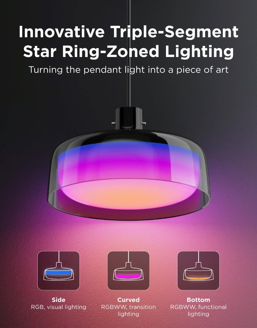 Govee Pendant Light RGBICWW závěsná lampa Matter5 