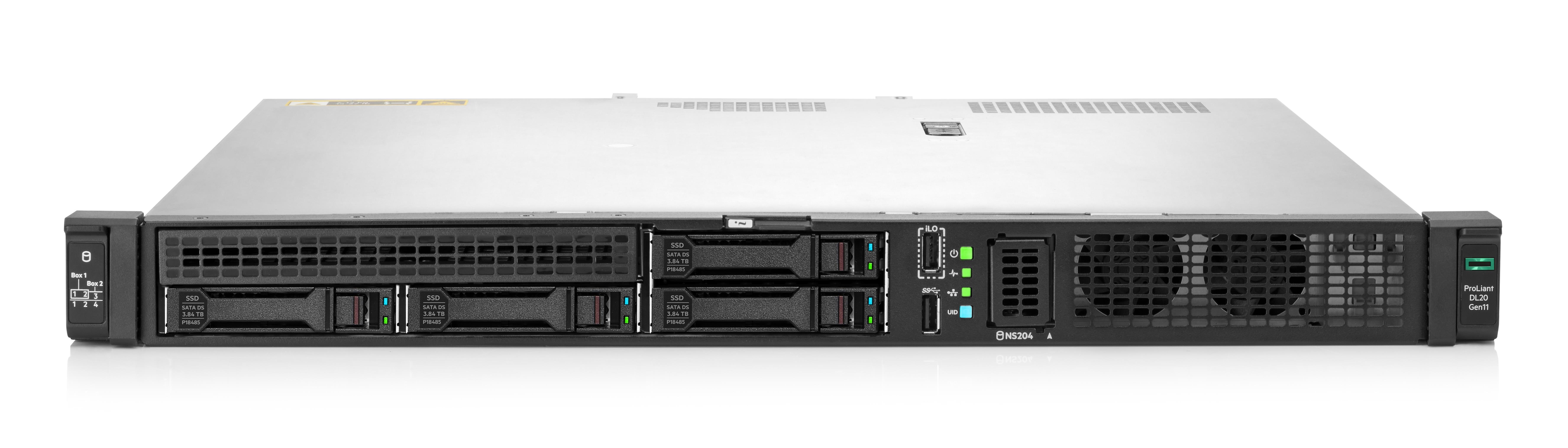HPE DL20 Gen11 6333P, 32 GB, 2 x 480 GB SSD