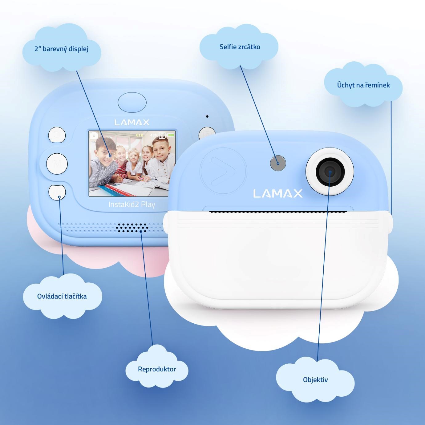 LAMAX InstaKid2 Play - blue7 