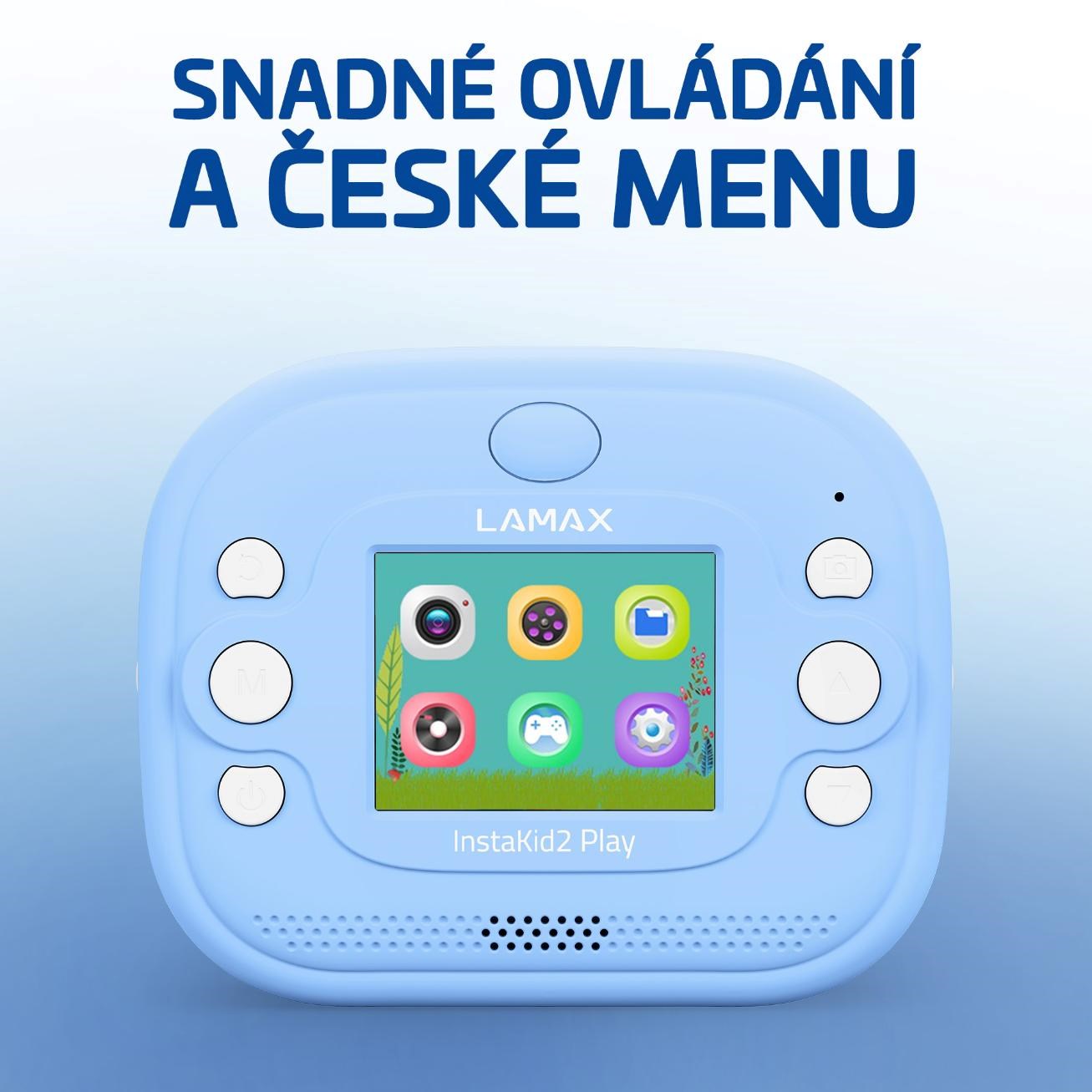 LAMAX InstaKid2 Play - blue8 
