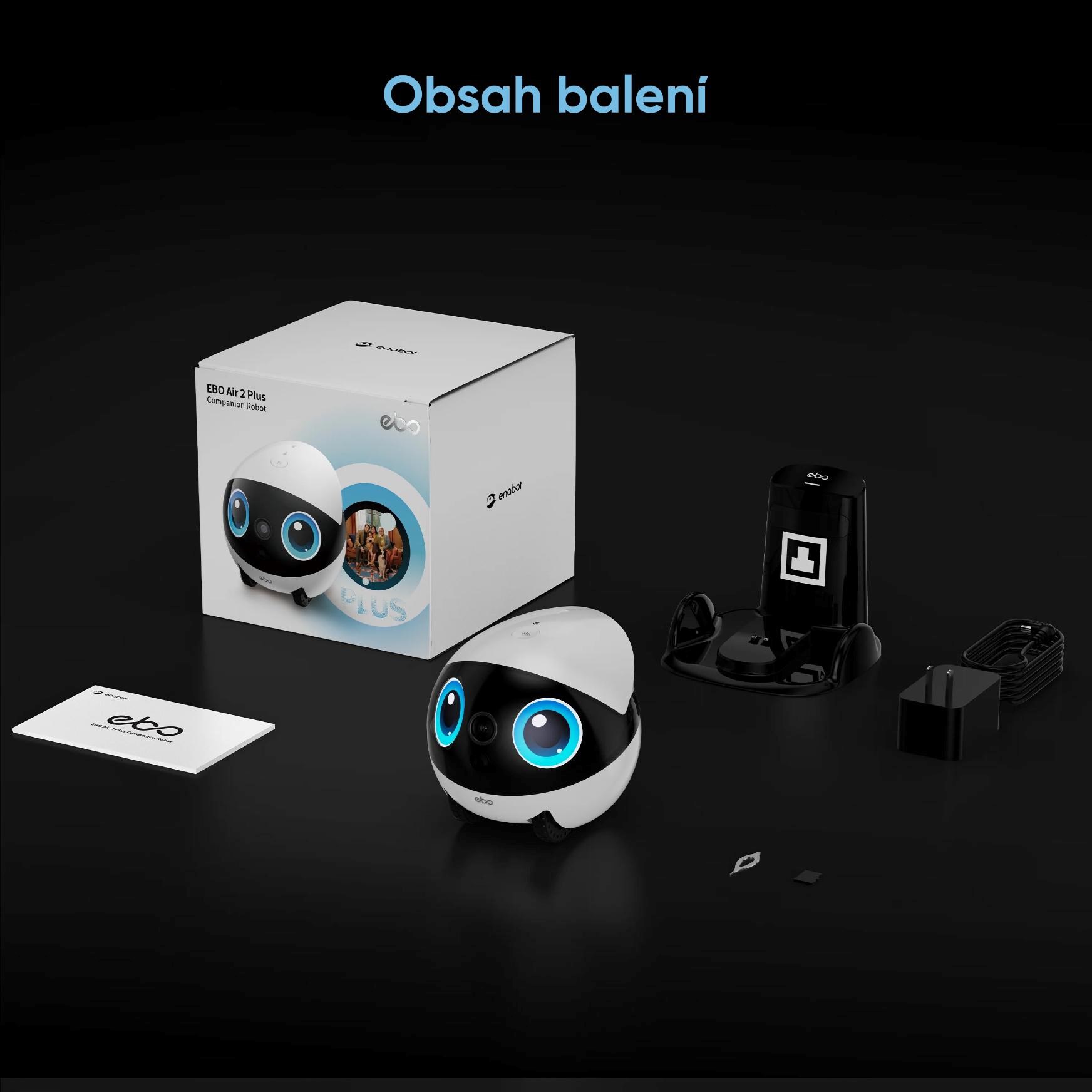 Enabot EBO Air2 Plus - Robotický AI společník s 3K kamerou8 
