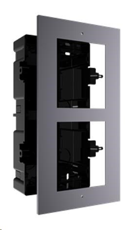 HIKVISION DS-KD-ACF2,  rámeček pro modulární interkom,  pro 2 moduly,  zápustná montáž1 