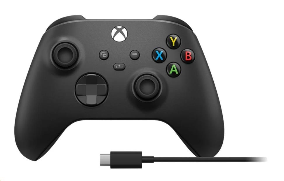 Xbox Wireless Controller černý + USB-C kabel0 