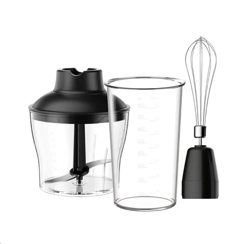 Orava multifunkční ruční mixér 3 v 1,  1200 W,  0.6 l nádoba,  75 dB,  2 rychlosti,  černá1 
