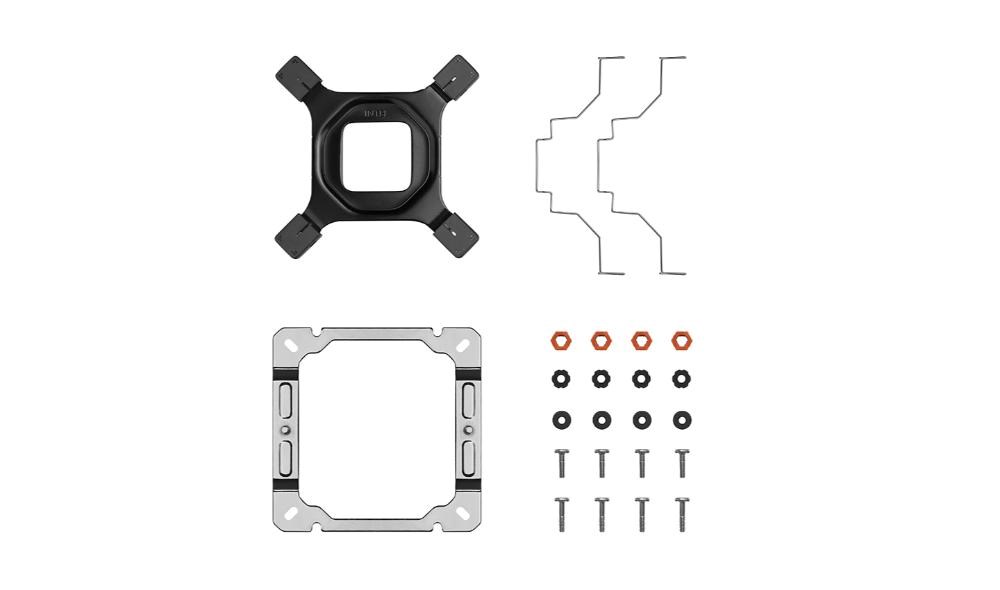 DEEPCOOL CPU Chladič AK400,  1x120mm,  LGA1851,  AM5,  černá8 