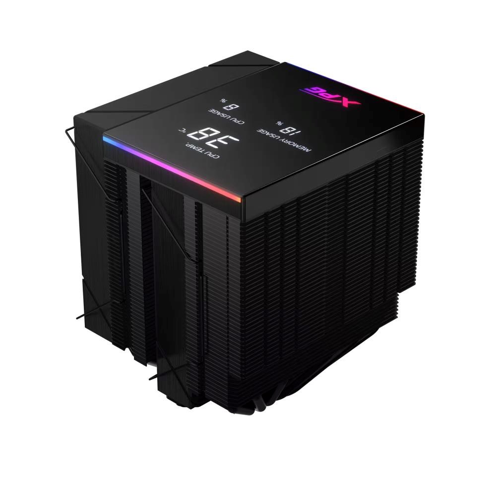 ADATA XPG Chladič CPU MAESTRO PLUS 62DA,  2x120 mm,  ARGB,  LGA 1851,  AM5,  černá1 