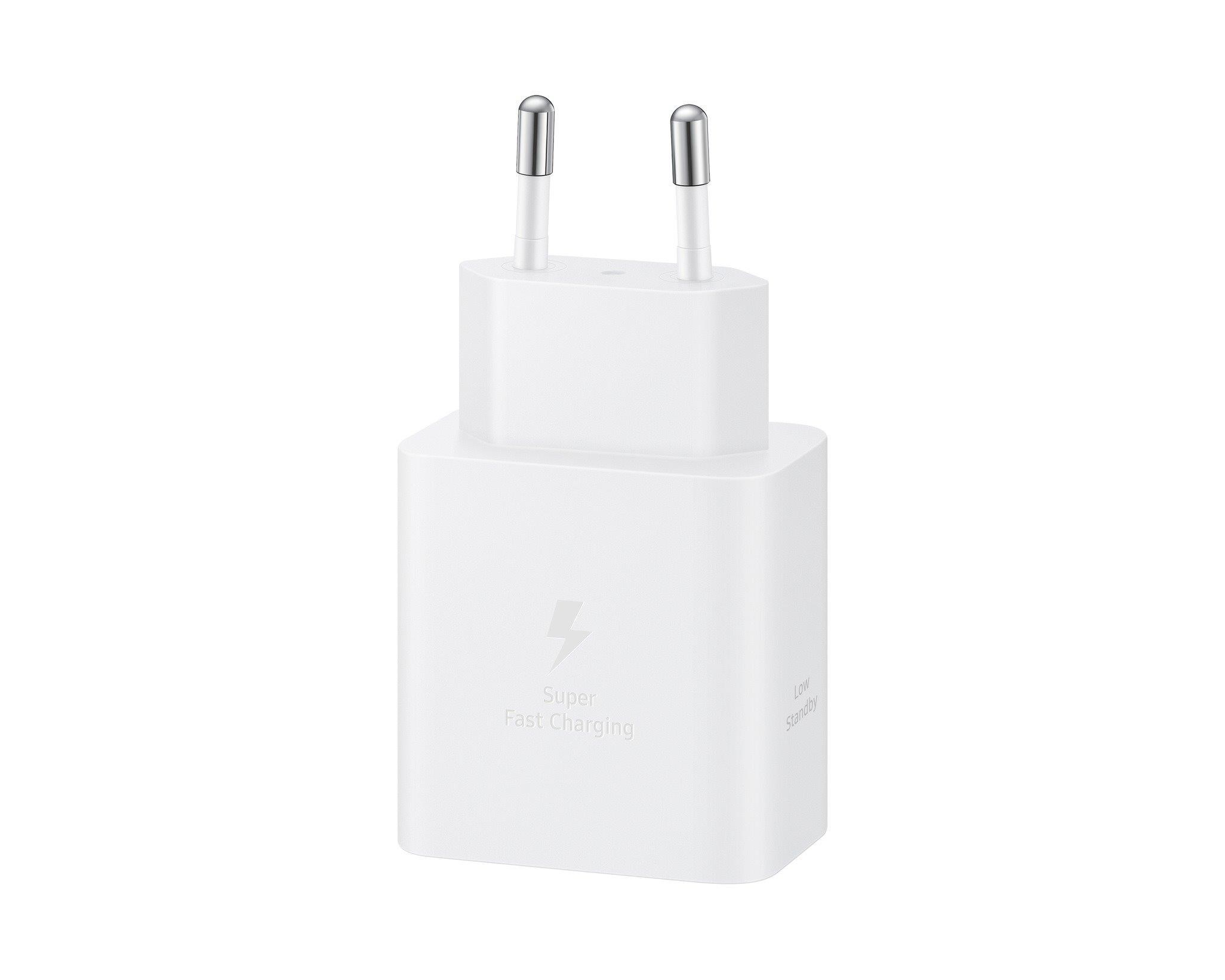 Samsung USB-C 45W Cestovní nabíječka + USB-C Datový Kabel White1 