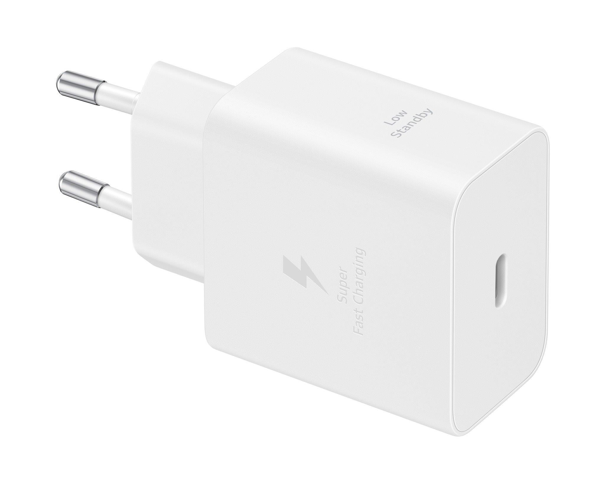 Samsung USB-C 45W Cestovní nabíječka + USB-C Datový Kabel White0 