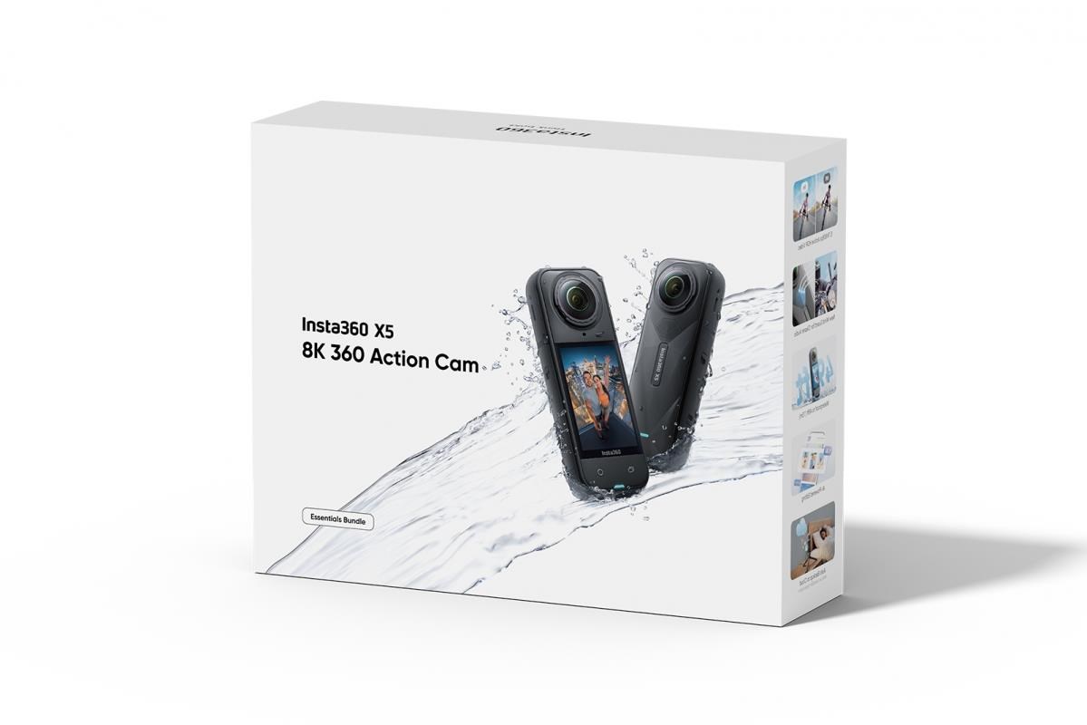 Insta360 X5 Essentials Bundle akční kamera s příslušenstvím0 
