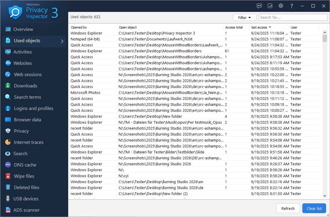 Ashampoo Privacy Inspector 32 