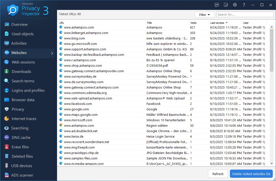 Ashampoo Privacy Inspector 33 