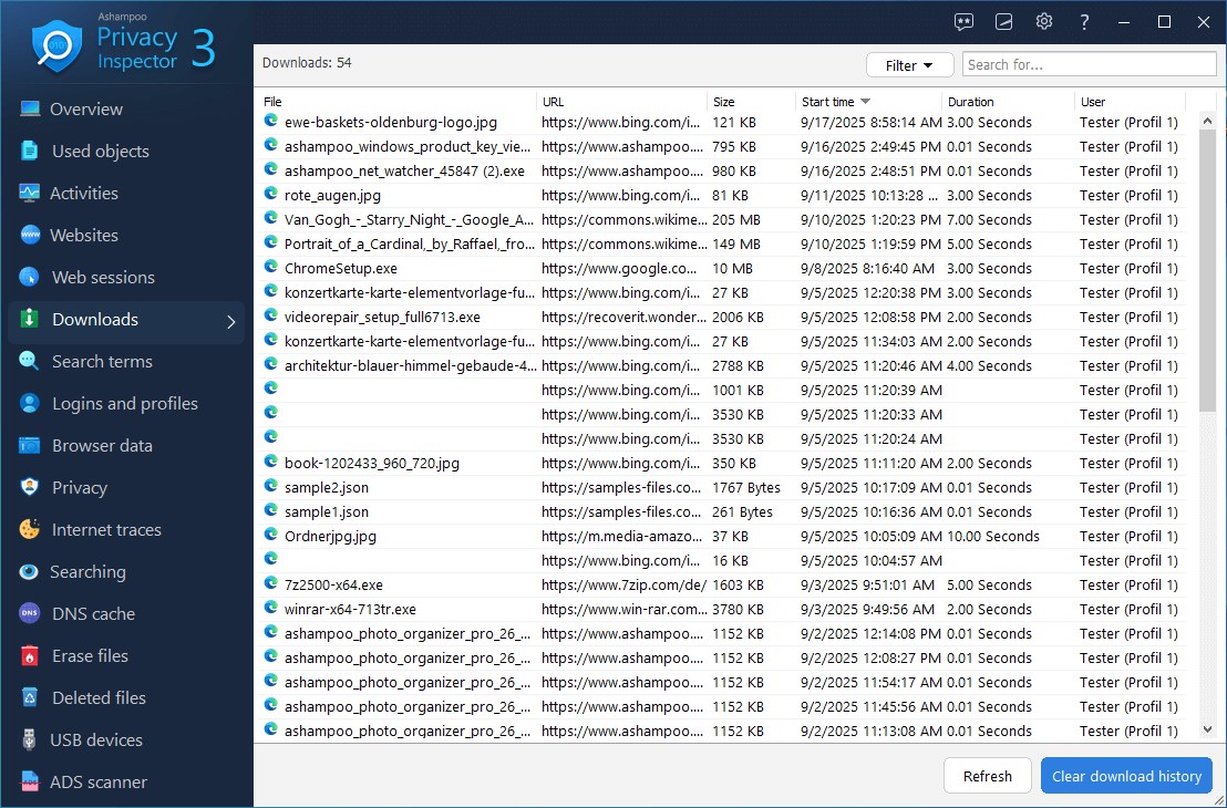 Ashampoo Privacy Inspector 311 