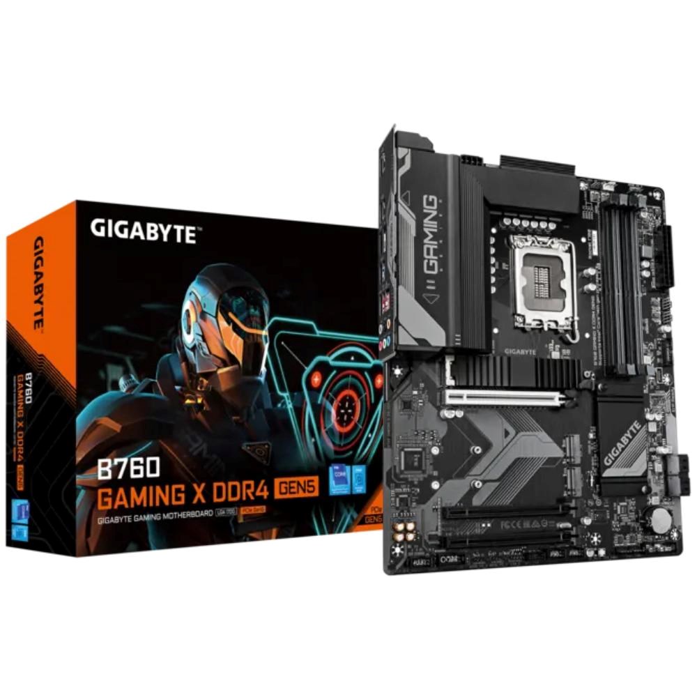 GIGABYTE MB Sc LGA1700 B760 GAMING X D4 GEN5,  Intel B760,  1xHDMI,  1xDP,  4xDDR4,  ATX0 