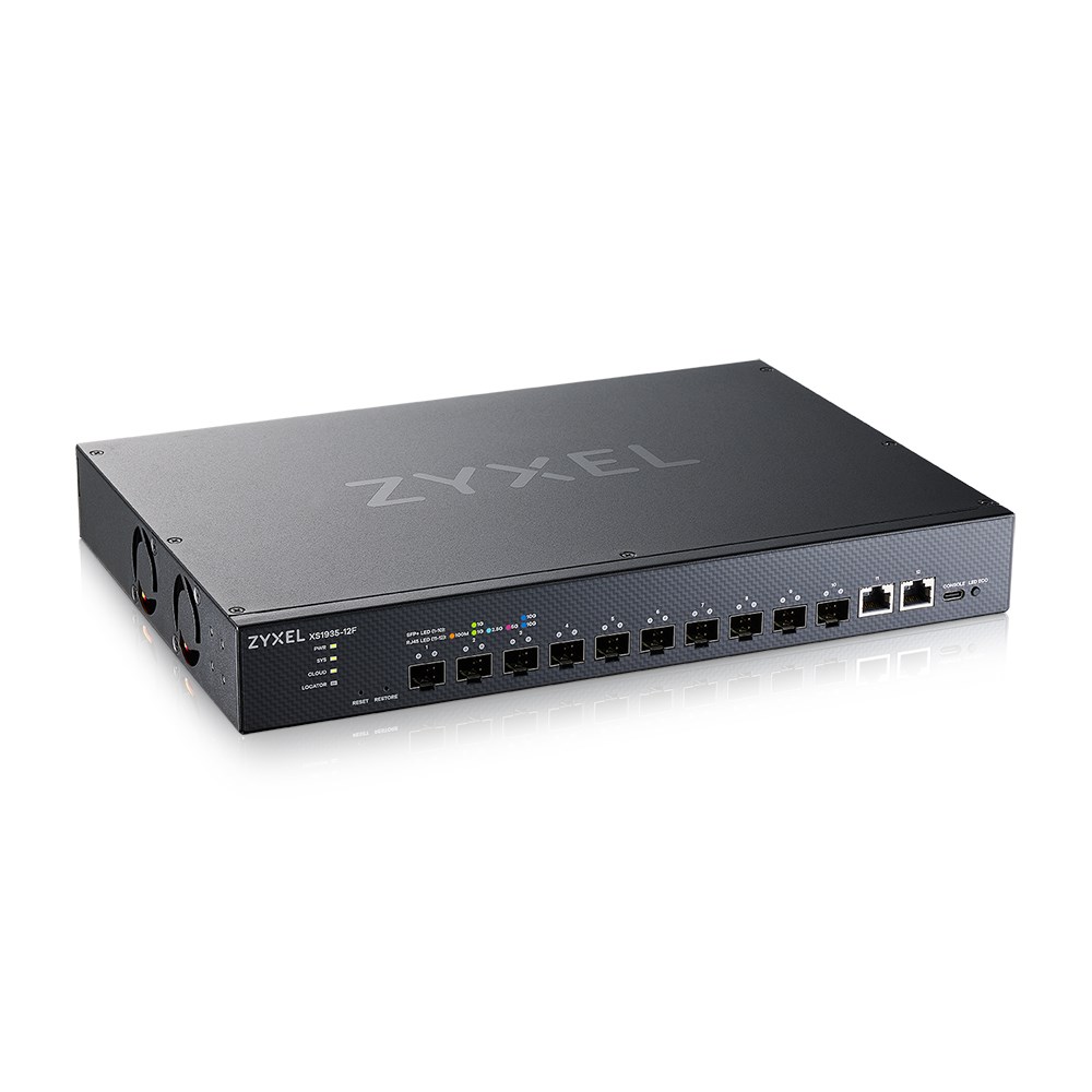 Zyxel XS1935-12F, 10-port 10G L3 SM Switch