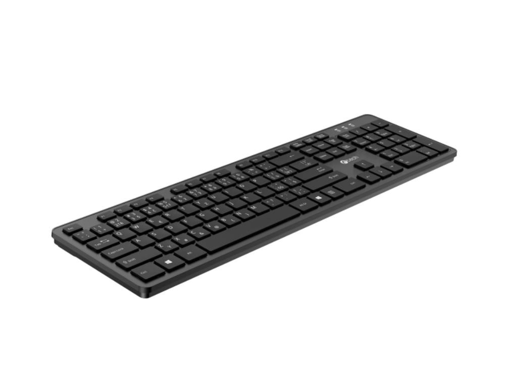 C-TECH Klávesnice KB-115,  bezdrátová 2.4Ghz,  slim,  CZ/ SK4 