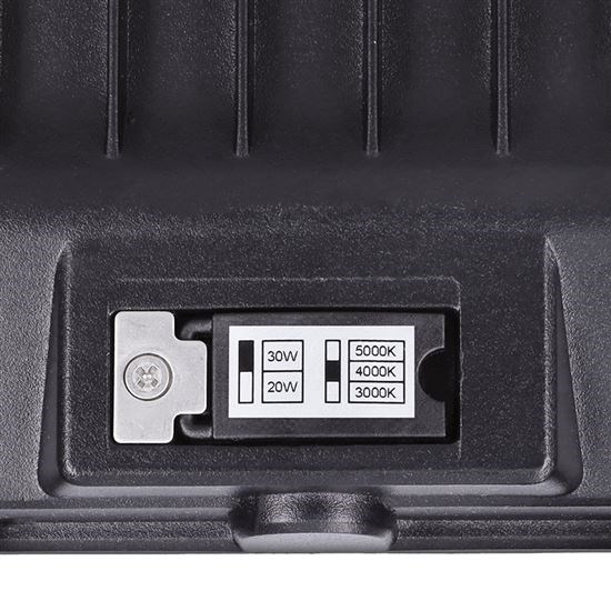 Solight LED reflektor se senzorem TOP,  30W,  max. 3900lm,  3CCT,  volitený výkon 100/ 66%,  IP65,  rychlospojka5 