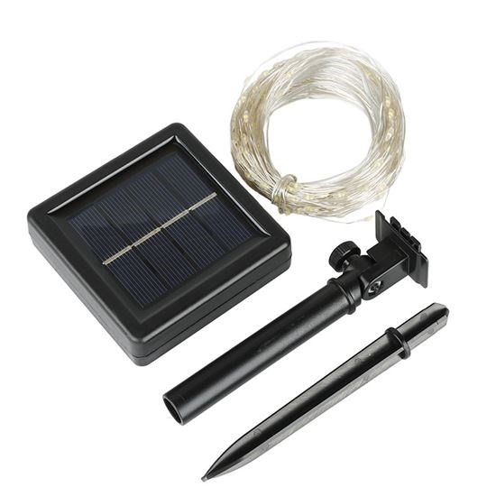Solight LED solární řetěz,  200LED,  22m,  teplá bílá4 
