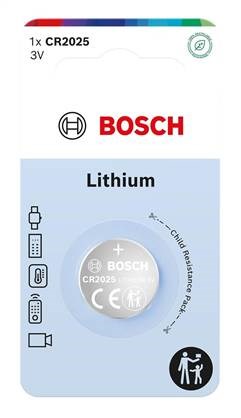 Bosch CR2025B1/ 00 Lithium (Blistr 1 ks)0 