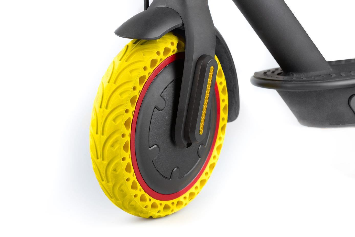 Bezdušová pneumatika pro Xiaomi Scooter žlutá (Bulk)5 