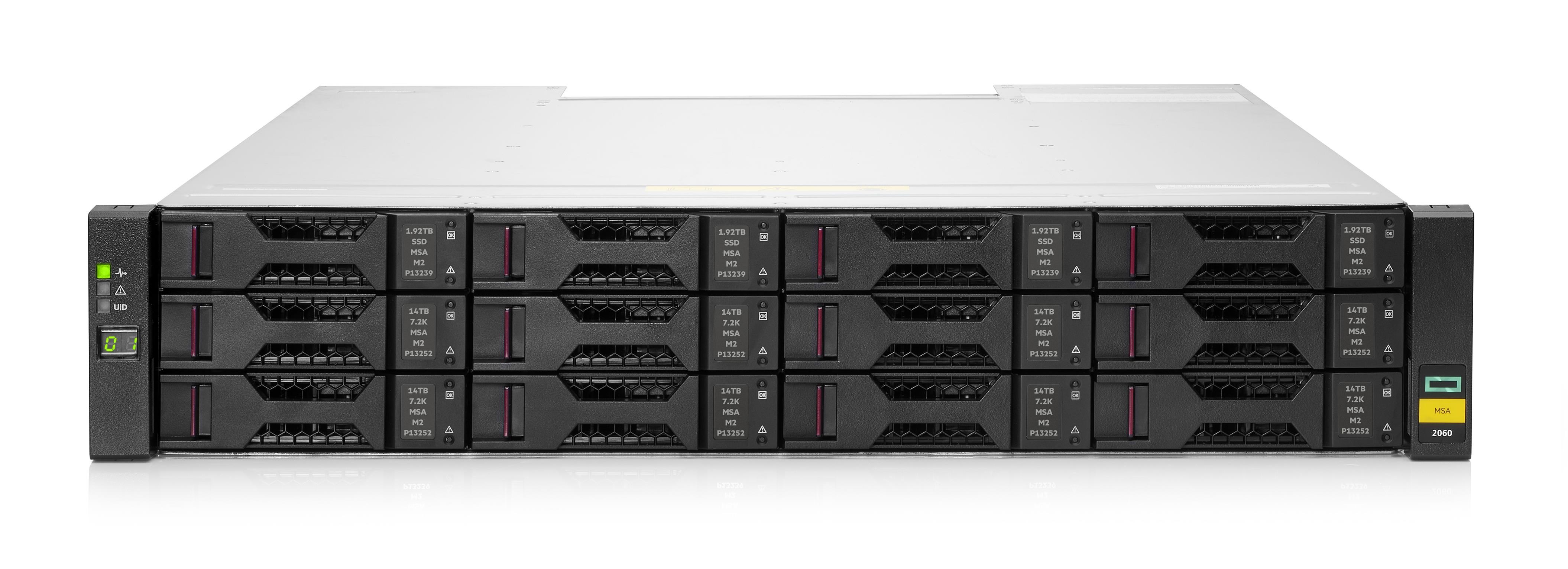 HPE MSA 2060 LFF 2x16Gb FC 4p Array
