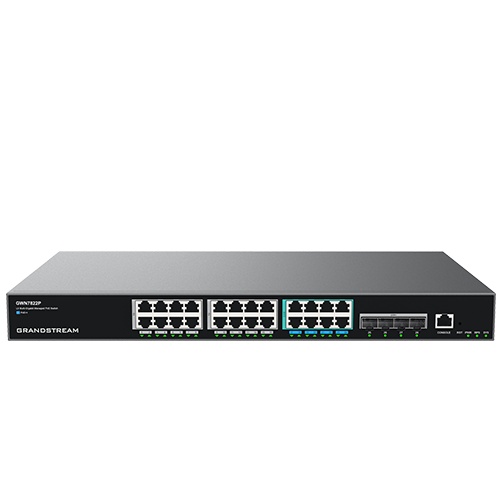 Grandstream GWN7822P managed Network Switch L3, 16 x 1G, 8 x 2.5G, SFP+, PoE, VLAN, IGMP, MLD, MVR