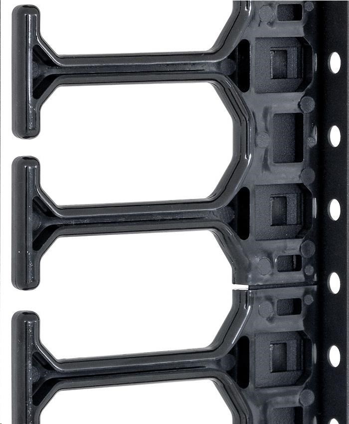 TRITON vertikální vyvazovací panel 22U,  jednořadý,  pro rozvaděče šířky 600/ 800mm z řady RMA,  RZA,  RDA,  RTA,  RYA,  černý0 