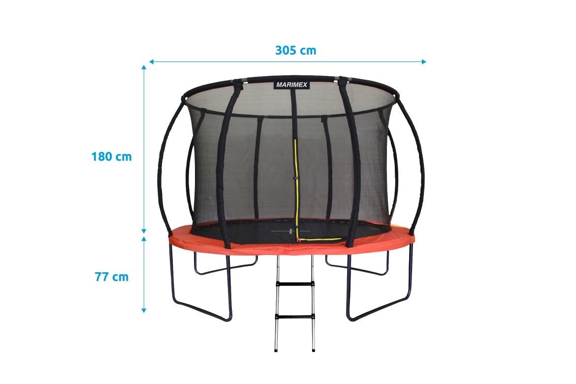 Marimex Premium trampolína 305 cm + vnitřní ochranná síť + schůdky ZDARMA1 